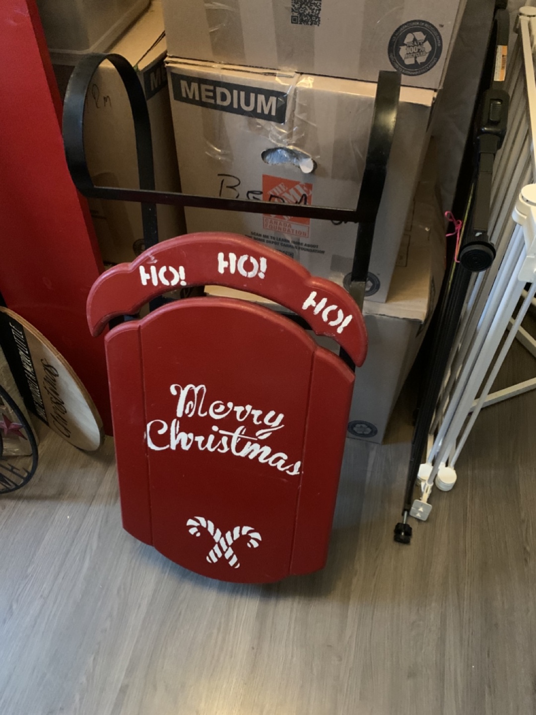 Christmas Sled Decoration