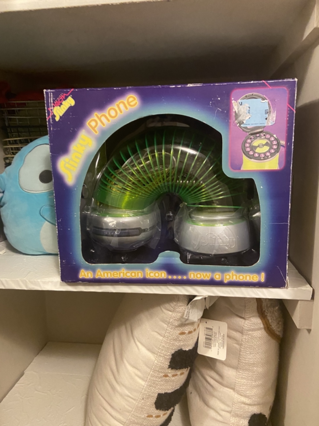 Vintage Slinky Phone in Box