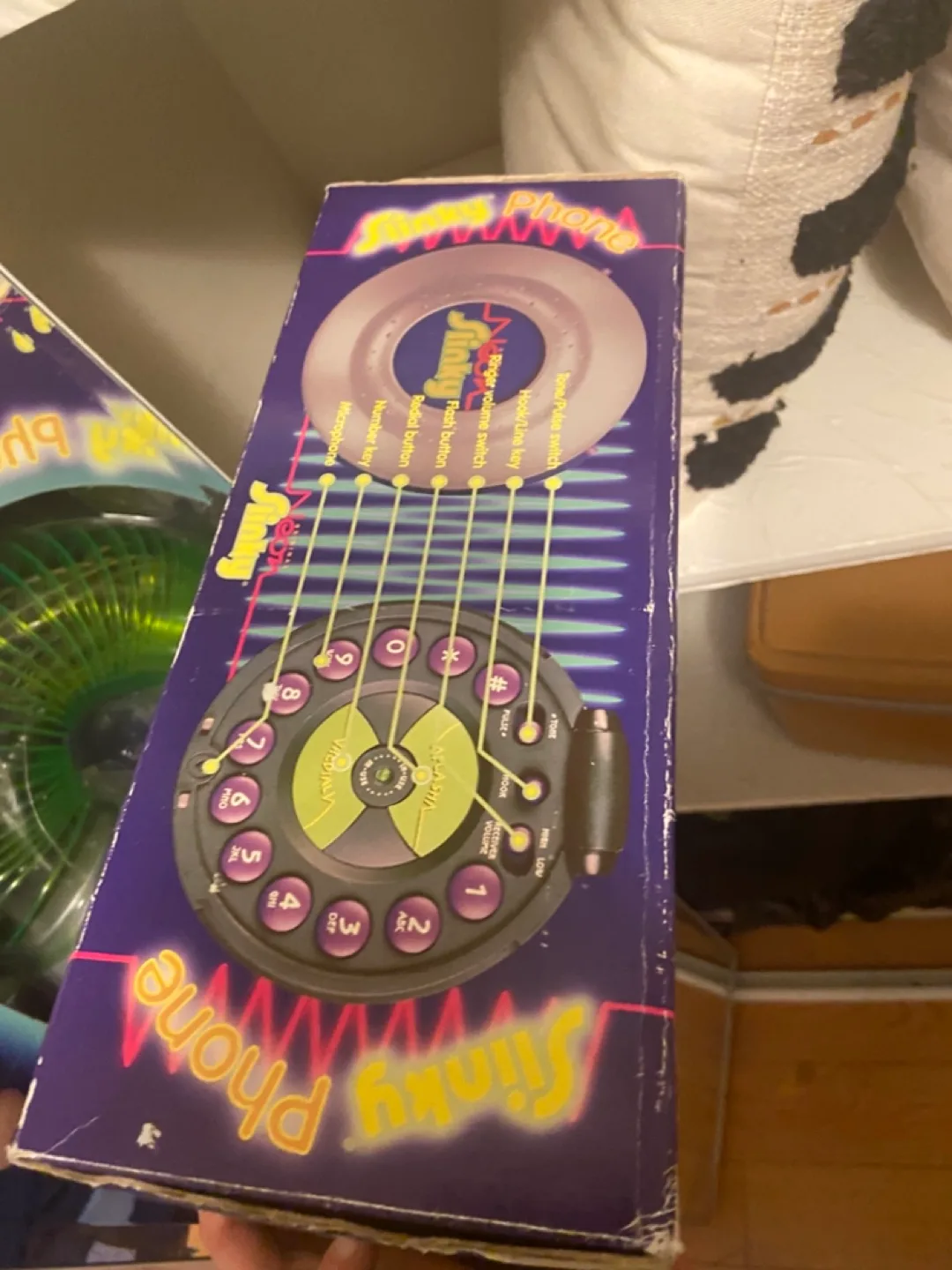 Vintage Slinky Phone in Box image indicator(2)