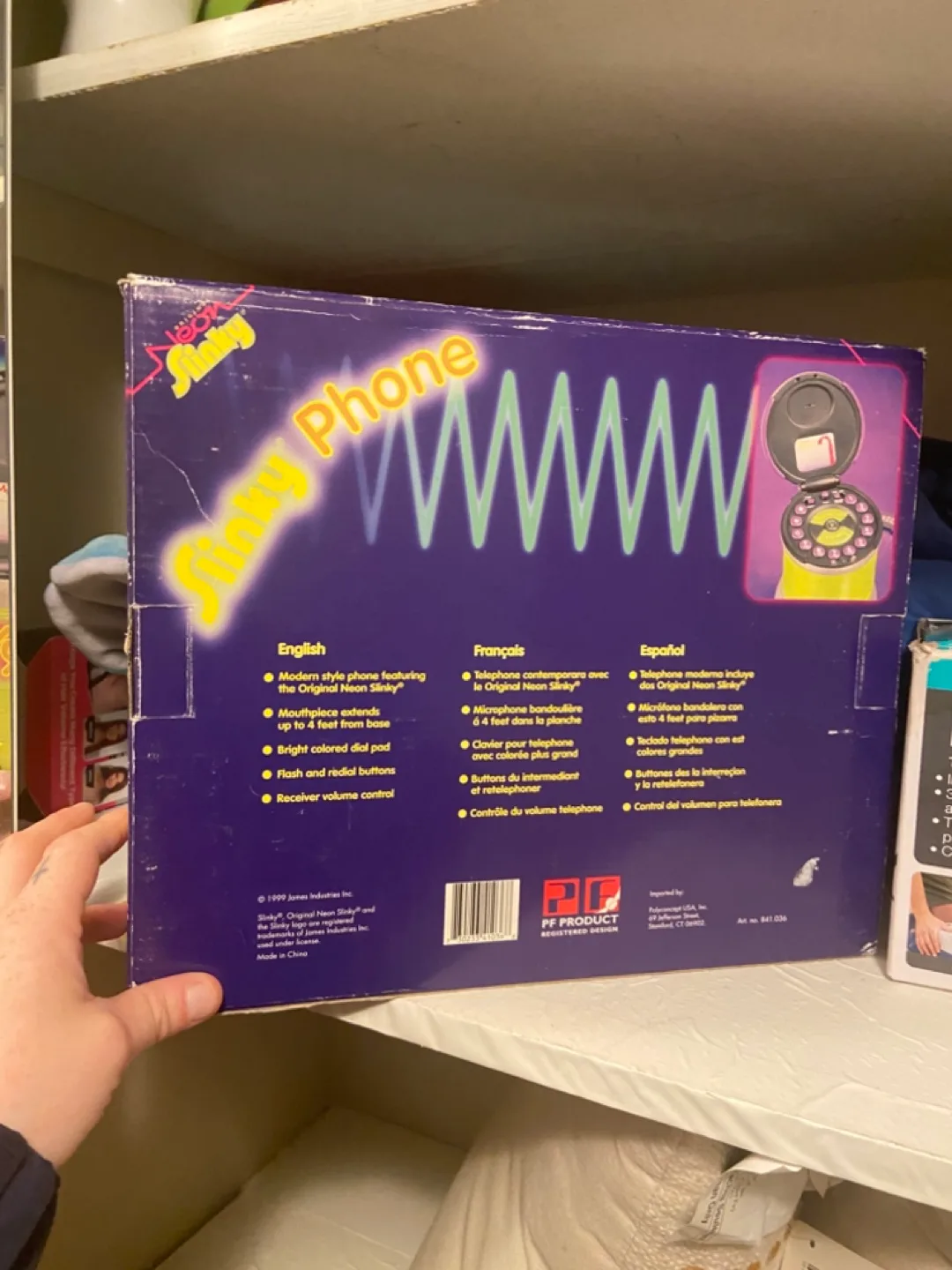 Vintage Slinky Phone in Box image indicator(3)