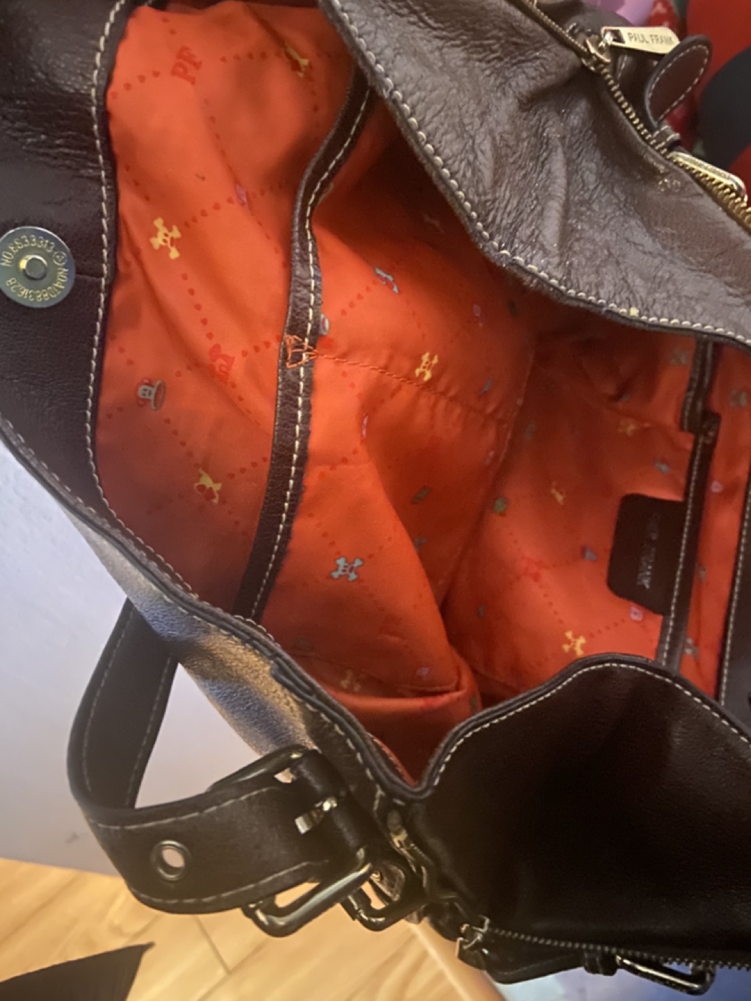 Paul Frank Brown Leather Shoulder Bag - photo 2