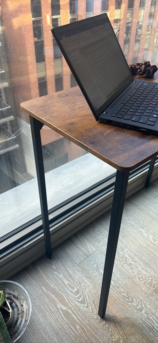 CubiCubi 32 inch Computer Desk - Rustic Brown - photo 2
