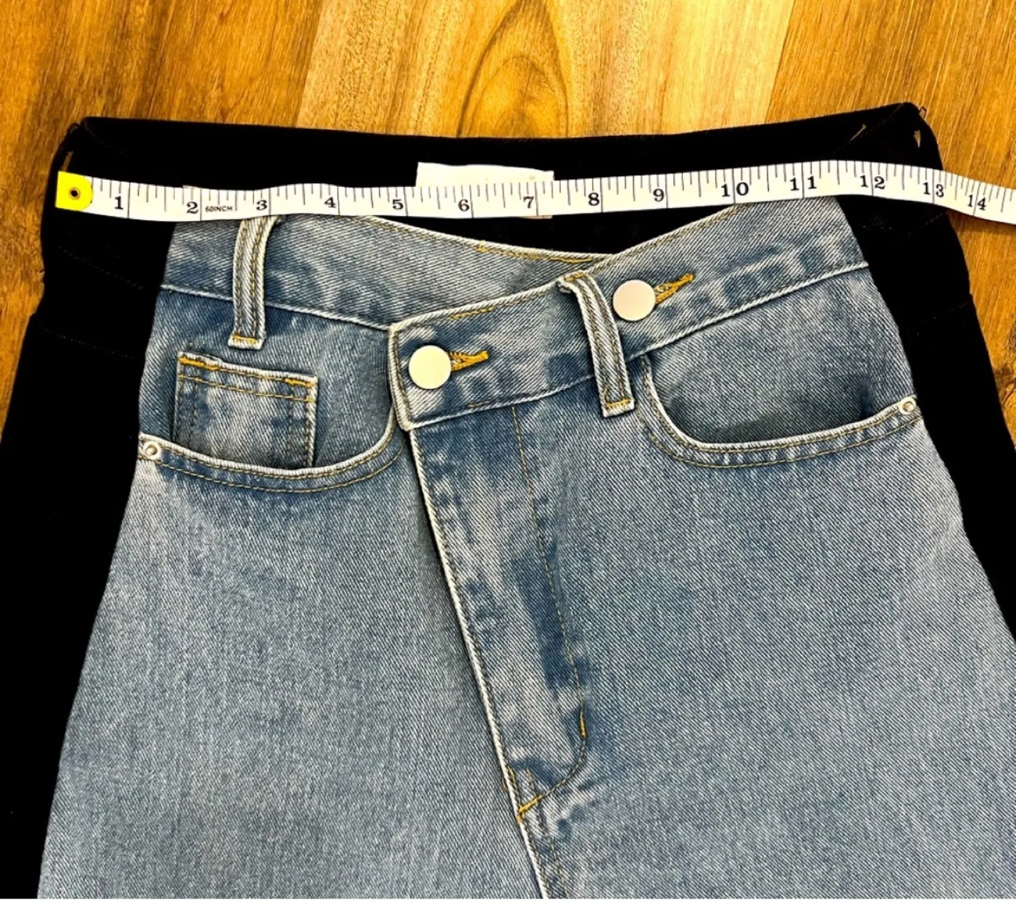 OAK + FORT Denim Cross Over Front 2 Tone Jeans image indicator(4)