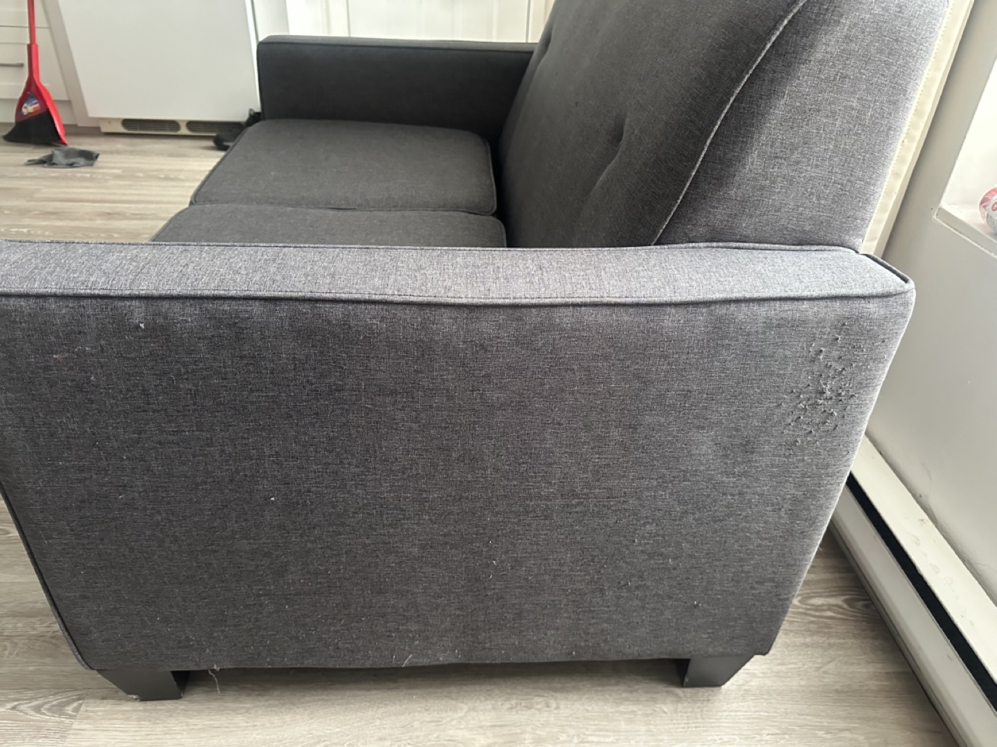 Dark Grey Two-Seater Sofa - photo 3