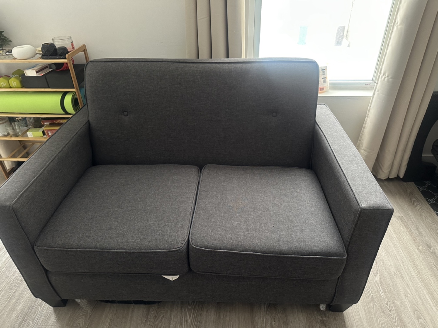Dark Grey Two-Seater Sofa - photo 4