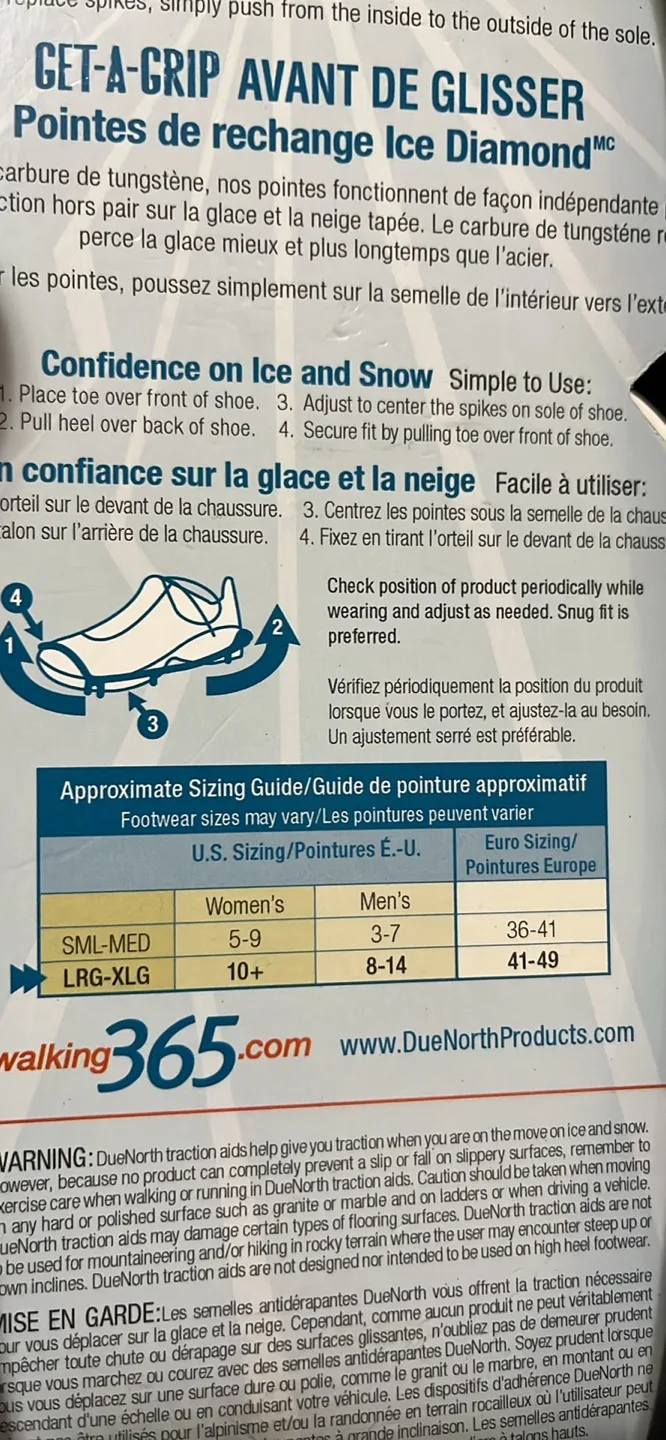 🏈Due North Everyday G3 Winter Footwear Traction Aid image indicator(5)