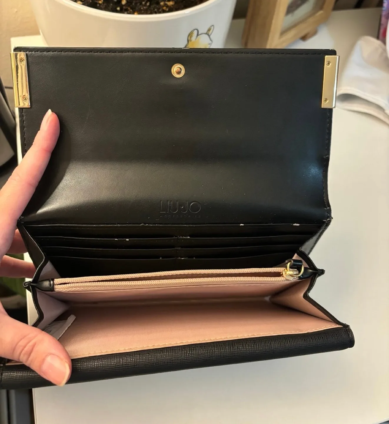 Liu Jo Black Wallet 🏈 image indicator(4)