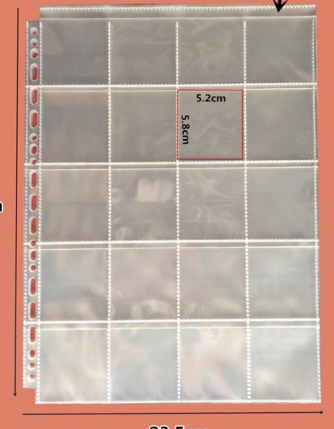 20-Pocket Card Holder Album - 20 pages