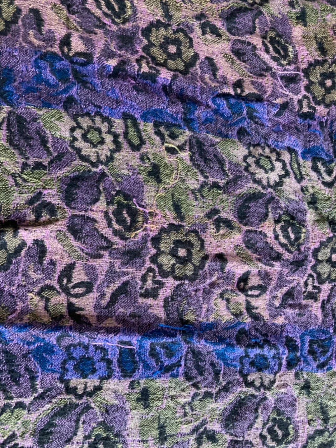 Purple Floral Scarf image indicator(2)
