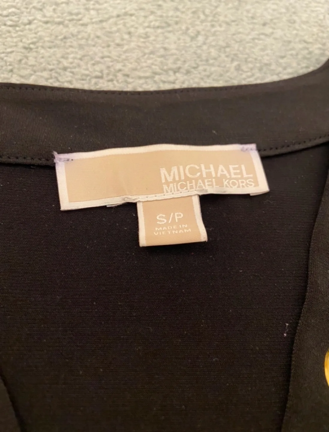 Michael Kors Black Sleeveless Top Size Small 🏈 image indicator(3)