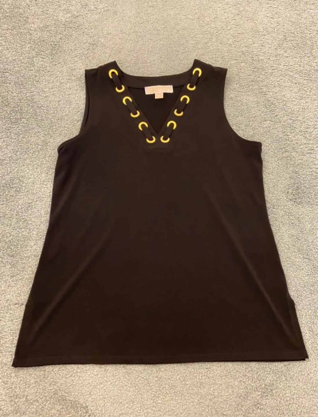Michael Kors Black Sleeveless Top Size Small 🏈 image indicator(6)