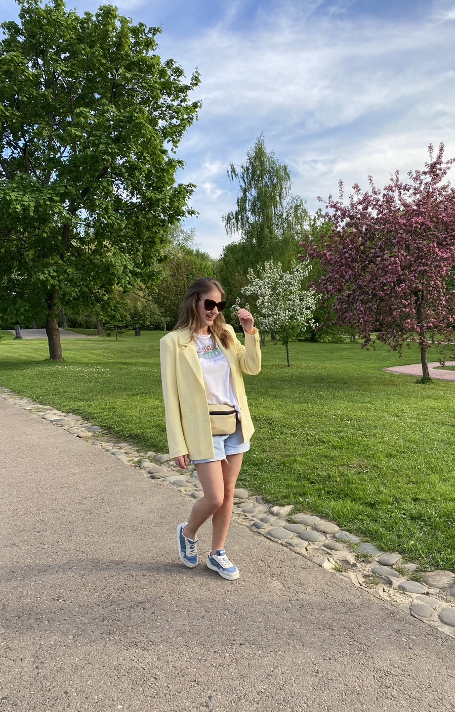 Pale Yellow Blazer Jacket Size 6