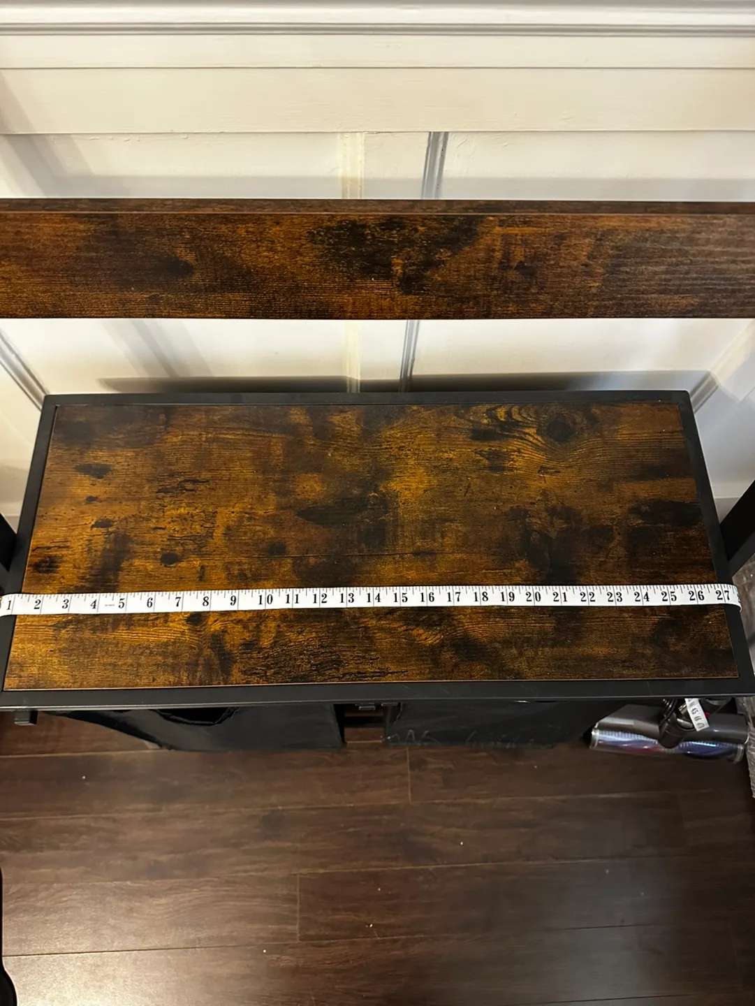 Ladder Shelf with Storage and Hooks image indicator(4)