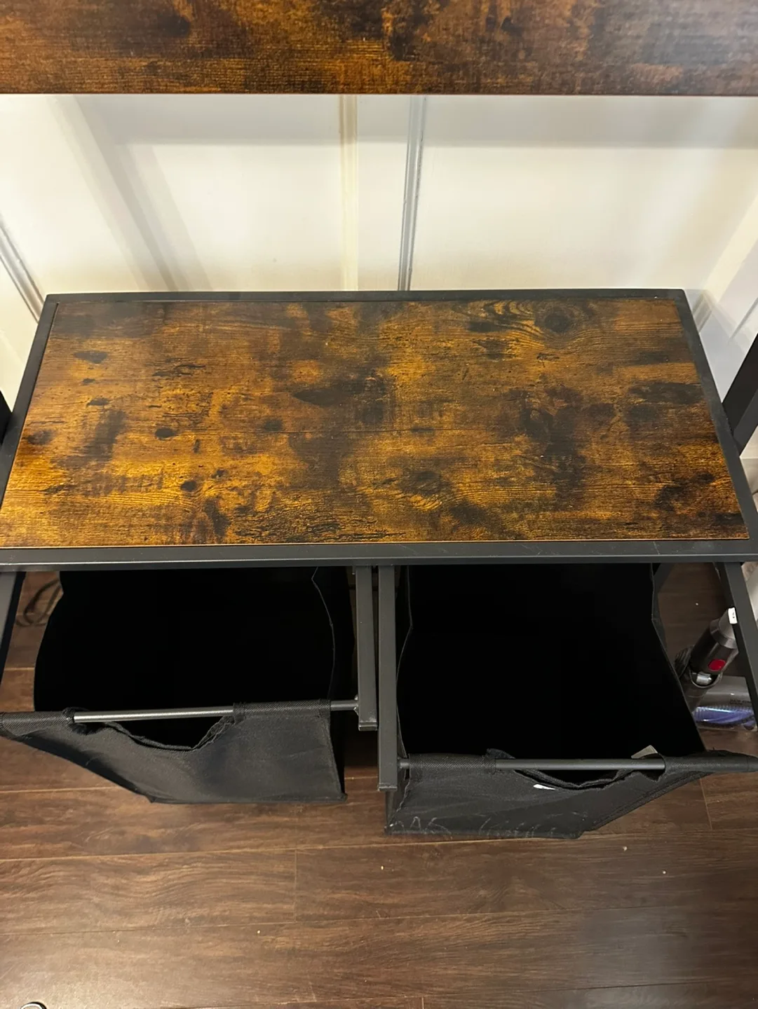 Ladder Shelf with Storage and Hooks image indicator(2)