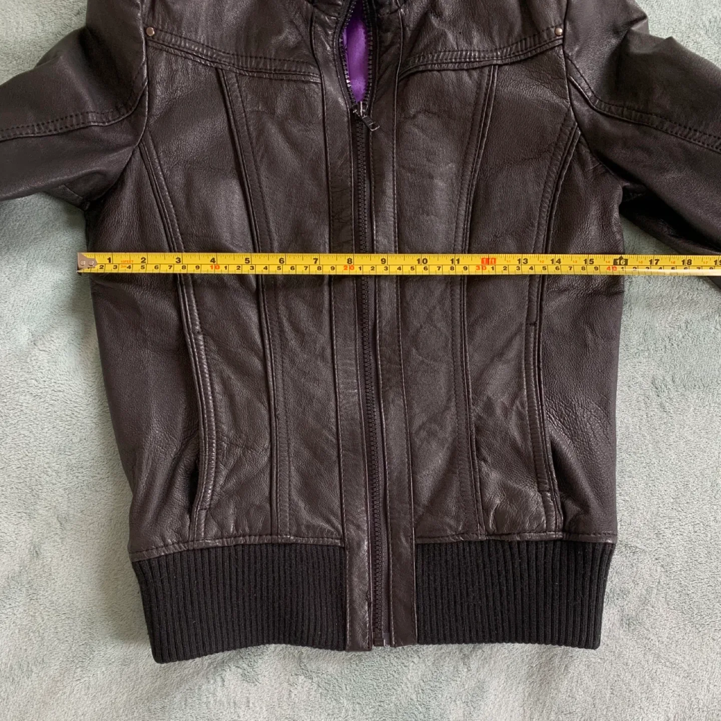 Real leather vintage jacket image indicator(4)