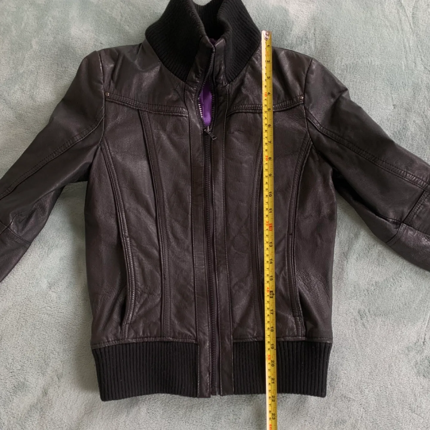 Real leather vintage jacket image indicator(3)