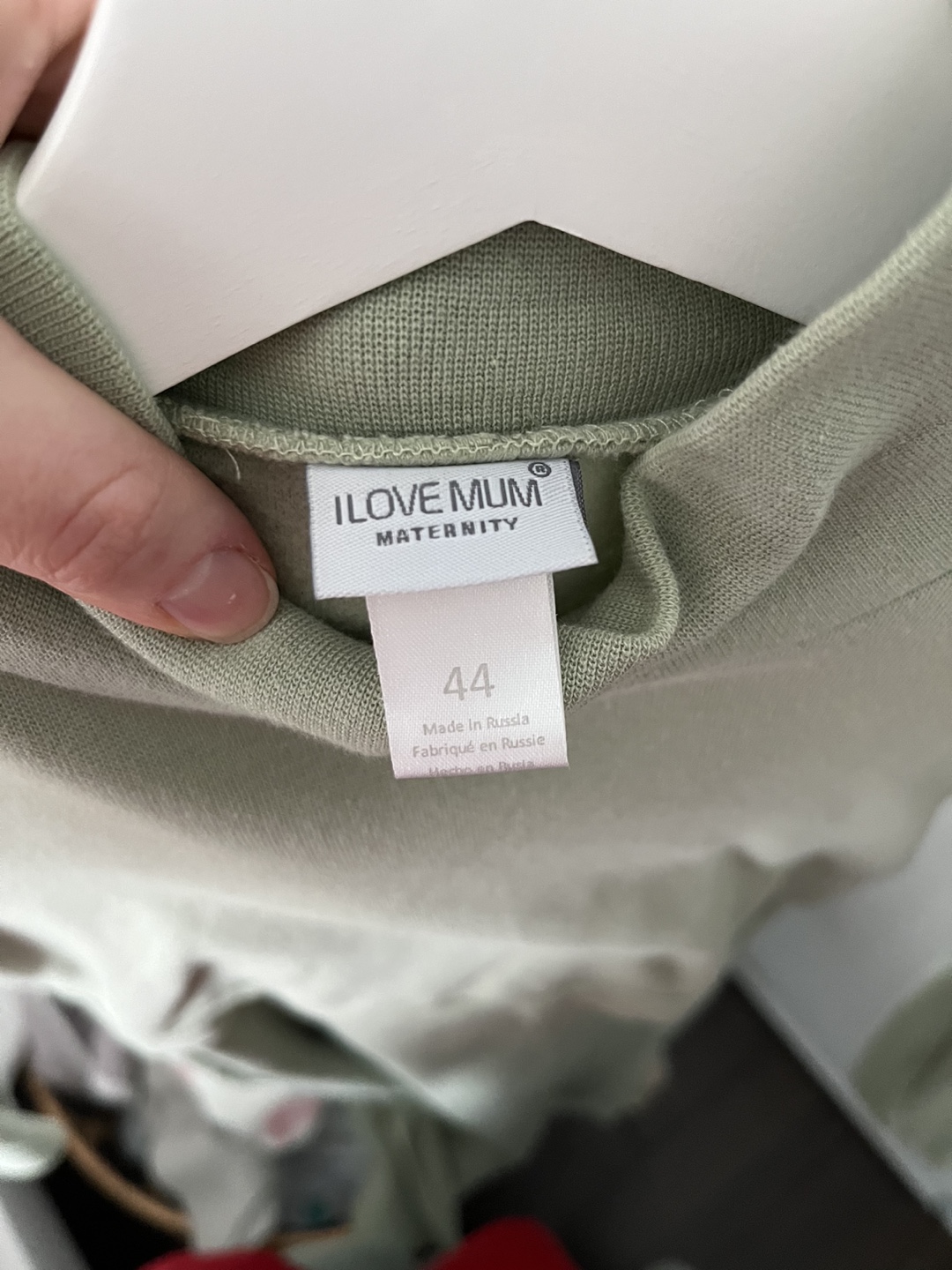 Green Mock Neck Midi Dress - Size 44 - photo 2