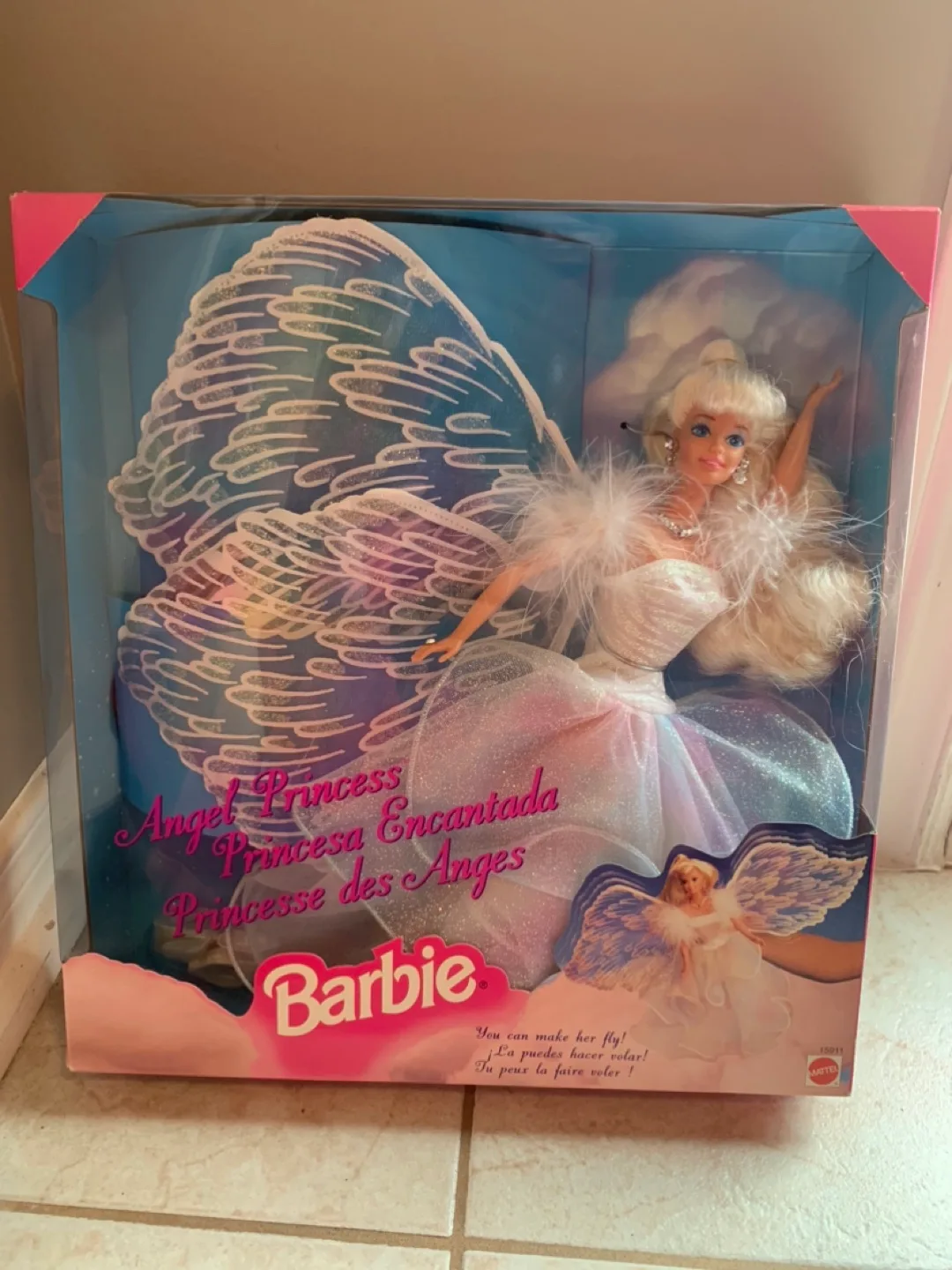 Vintage 1997 Barbie Angel Princess Doll in Box image indicator(3)