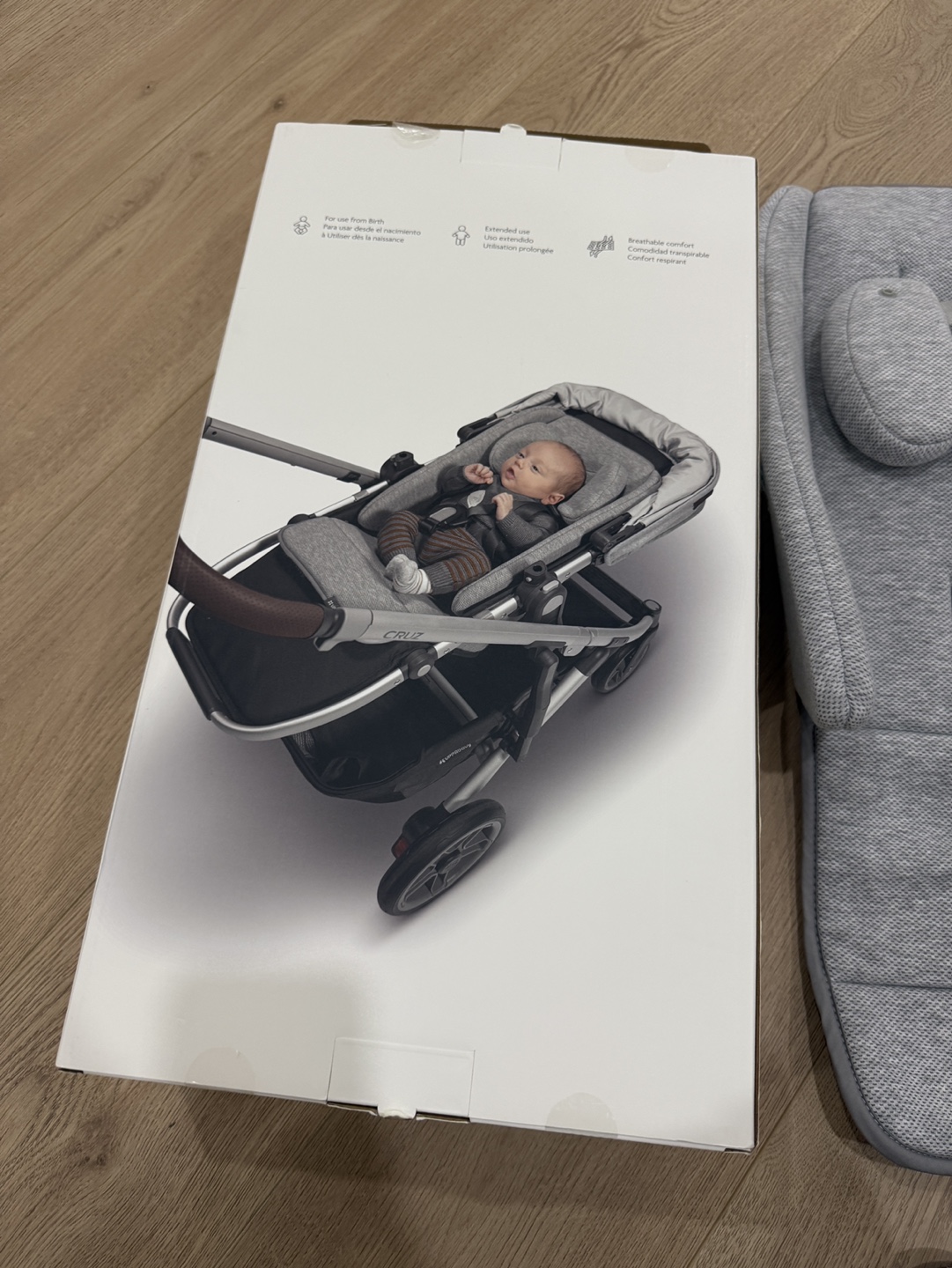 uppababy Newborn Snugseat- Grey