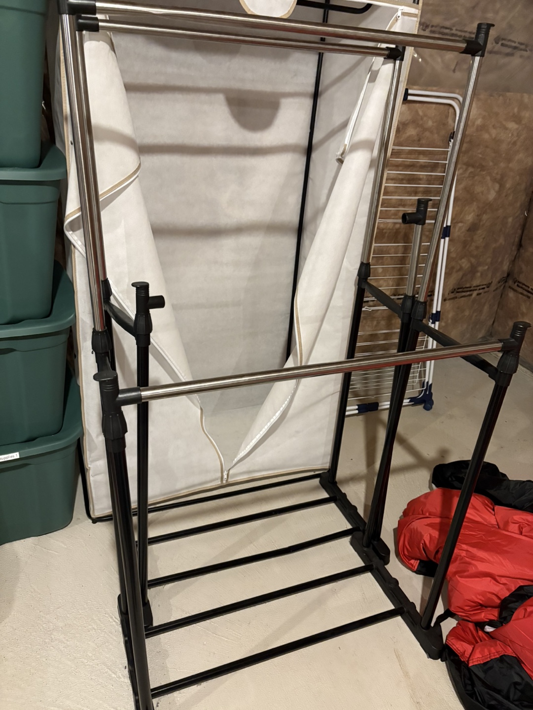 Double Garment Rack