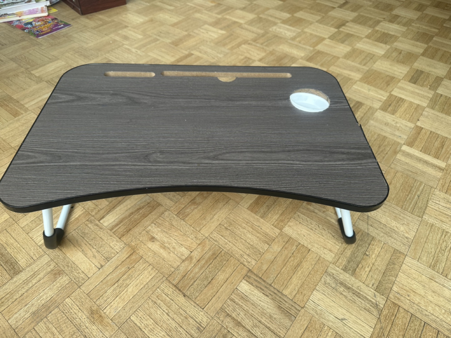 Portable Laptop Table with Cup Holder - photo 2