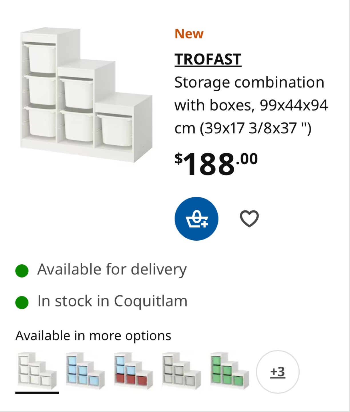 IKEA TROFAST Storage Combination with Boxes - photo 2