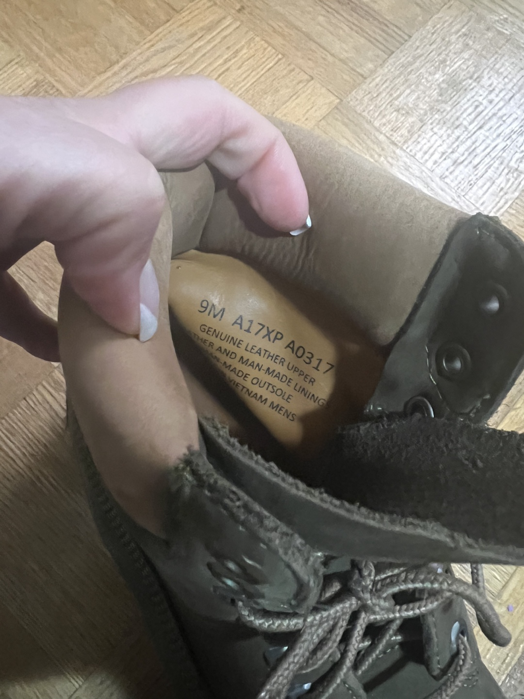 Timberland 6-inch Premium Boots - Olive Green - Men's Size 9M - photo 5