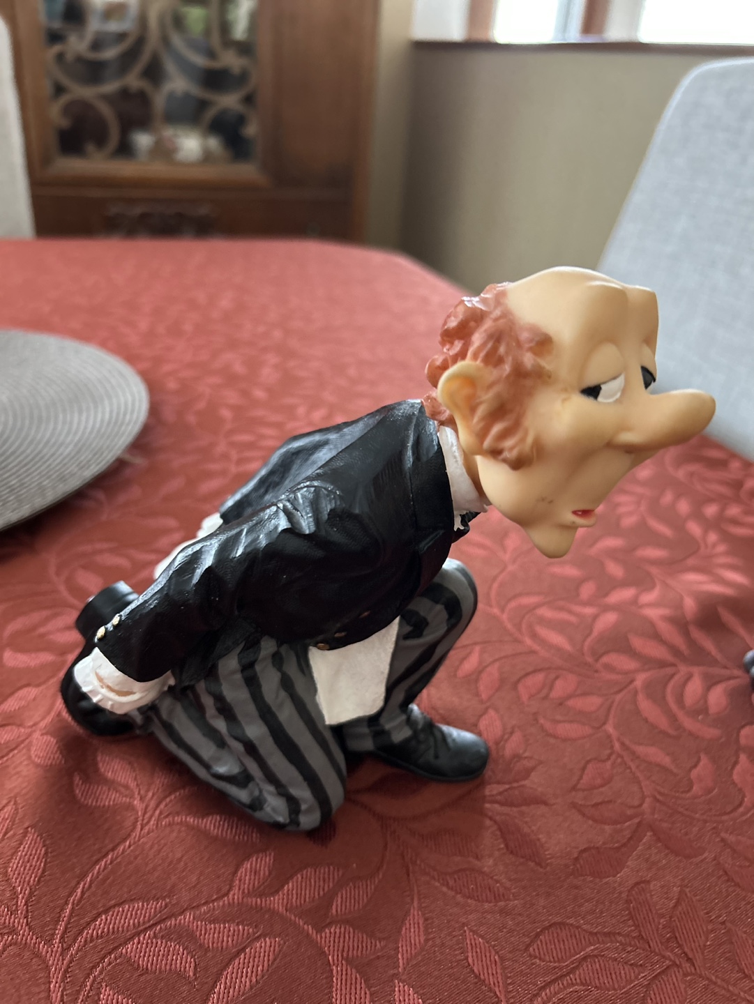 Set of Two Quirky Butlers - Wine Holder and Cork Screw Holder - photo 2