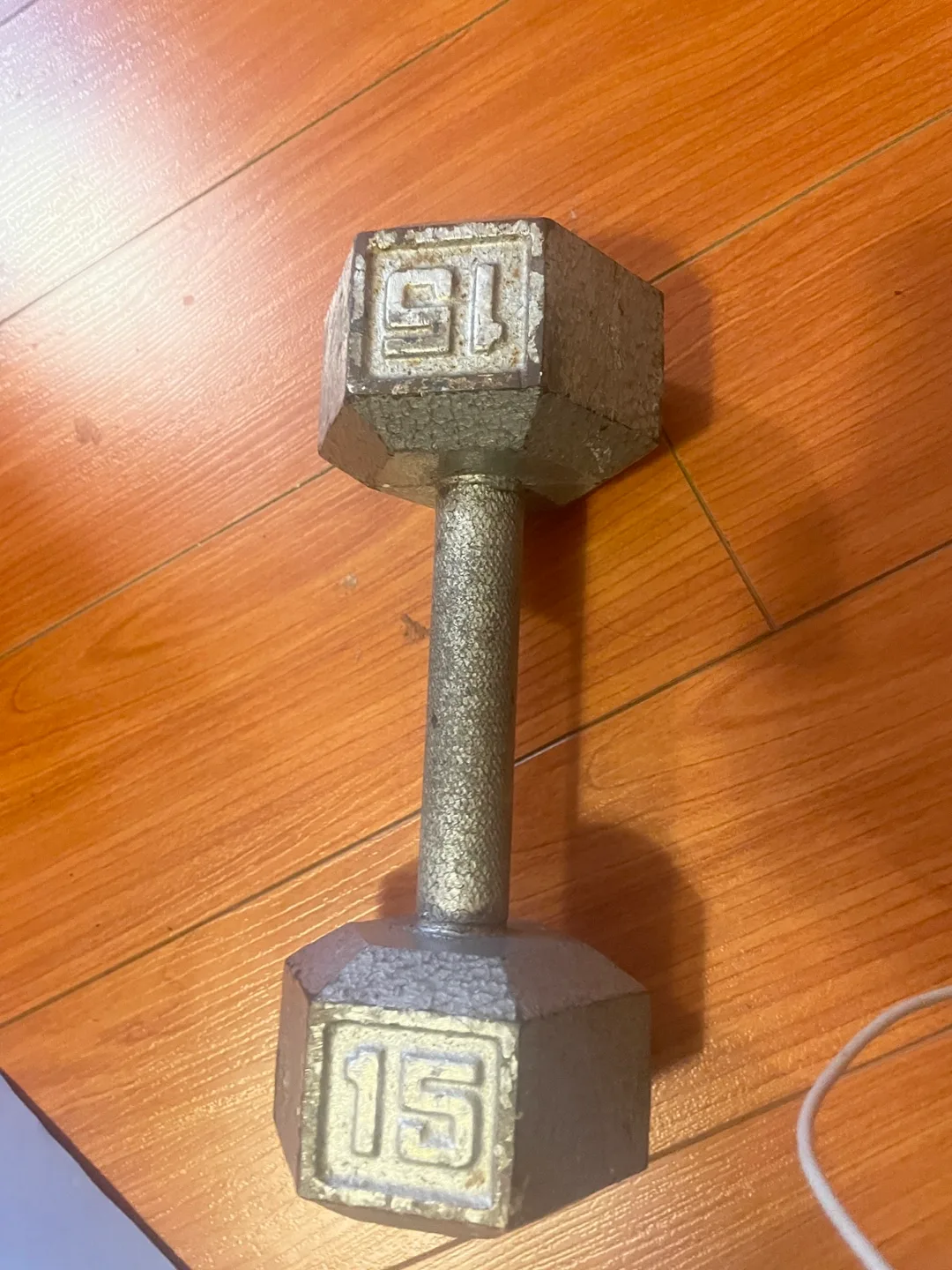 15 lb Hex Dumbbell - Used🏈 thumbnail