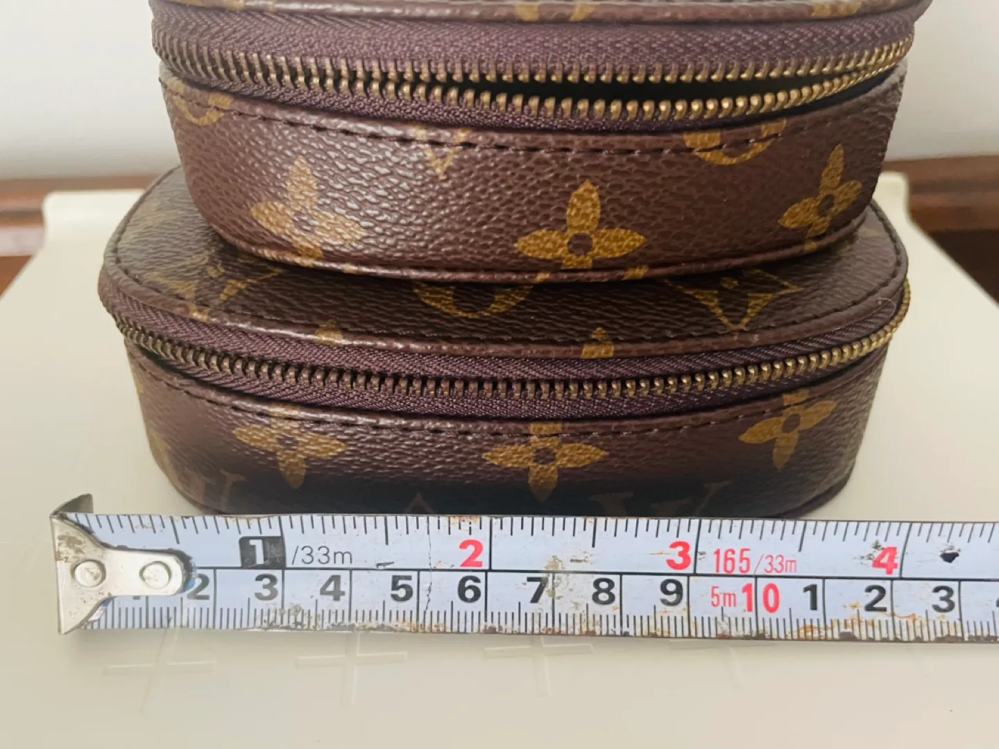 Louis Vuitton Monogram Oval Jewellery Cases (Set of 2) image indicator(6)