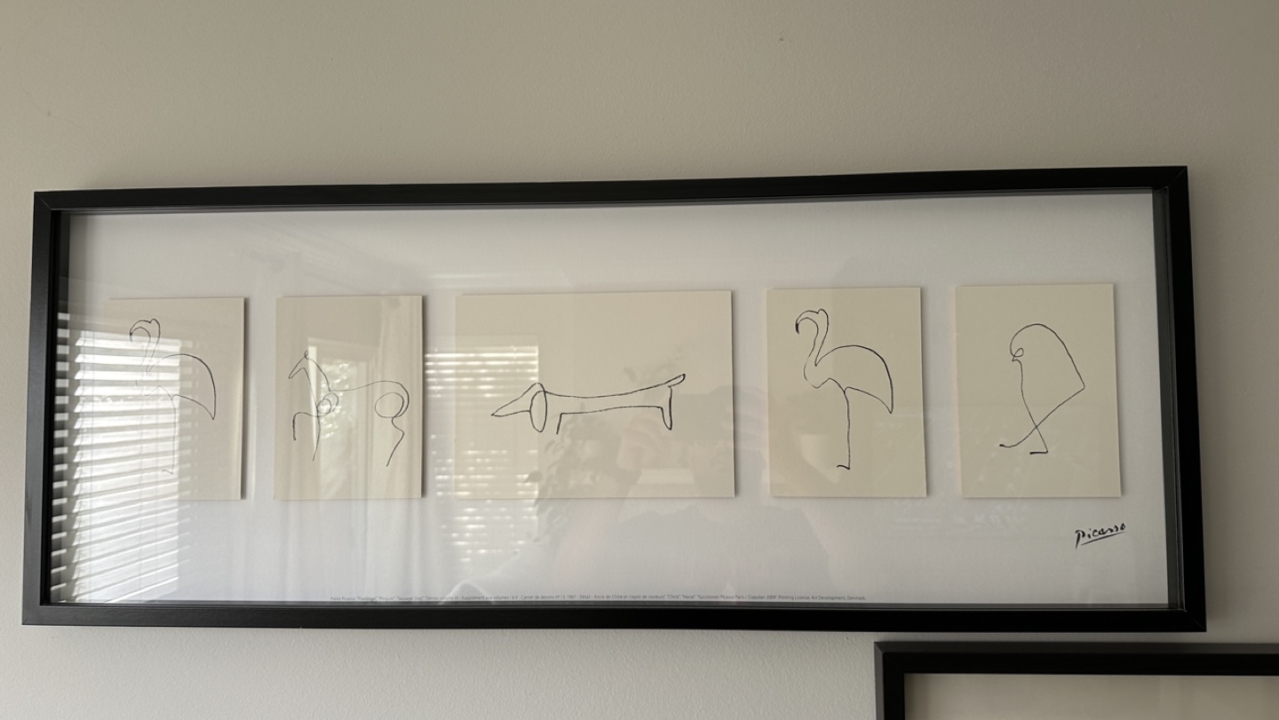 Framed Five-Piece Art Print Set - Picasso & Da Vinci - photo 2