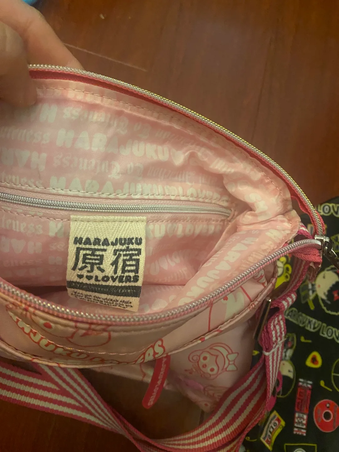 Harajuku Lovers Pink & Black Crossbody Bags (x2) image indicator(4)