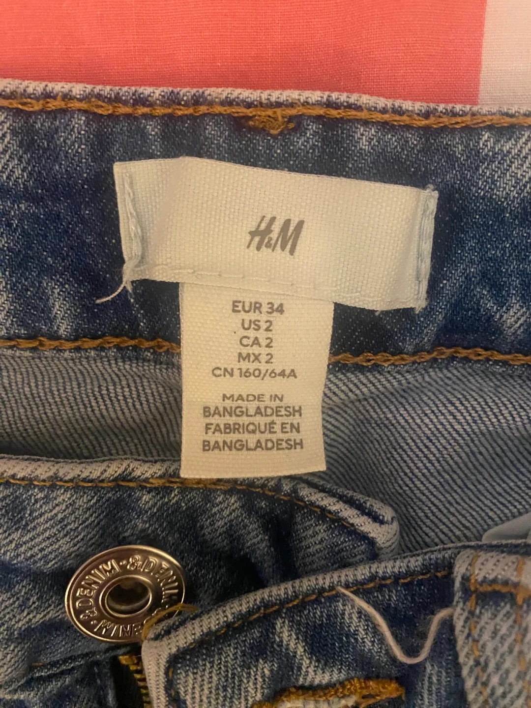 H&M Straight Leg Jeans - Size 2 image indicator(2)