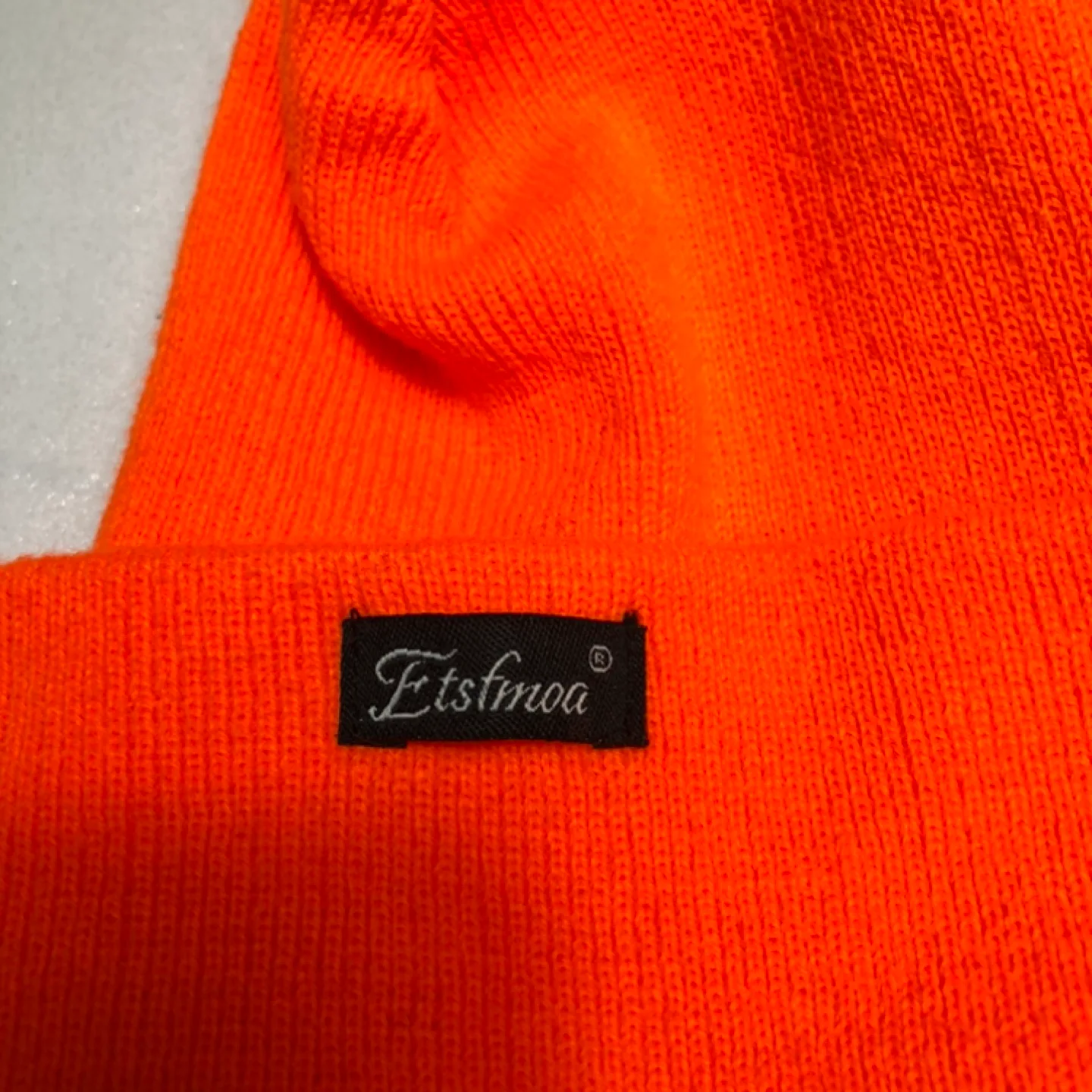 LED Light-Up Orange Beanie - Fits Most Adults image indicator(2)