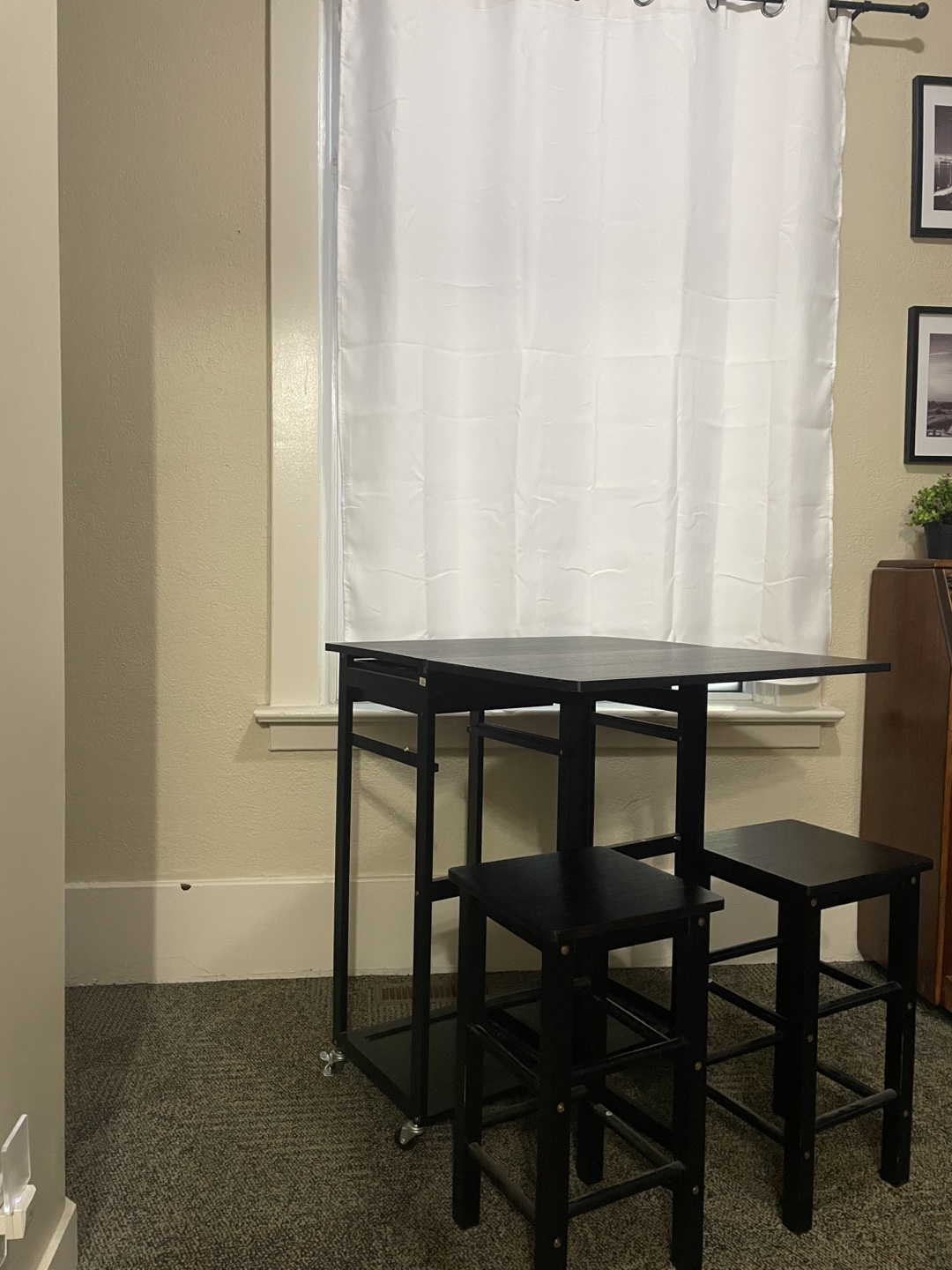 Foldable Table and Two Stools Set - photo 4