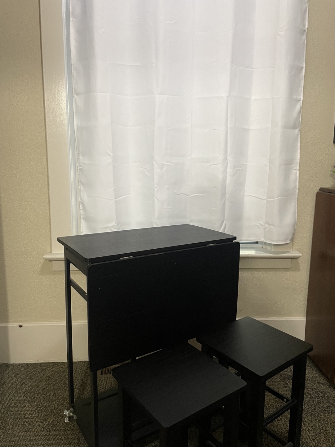 Foldable Table and Two Stools Set - photo 2