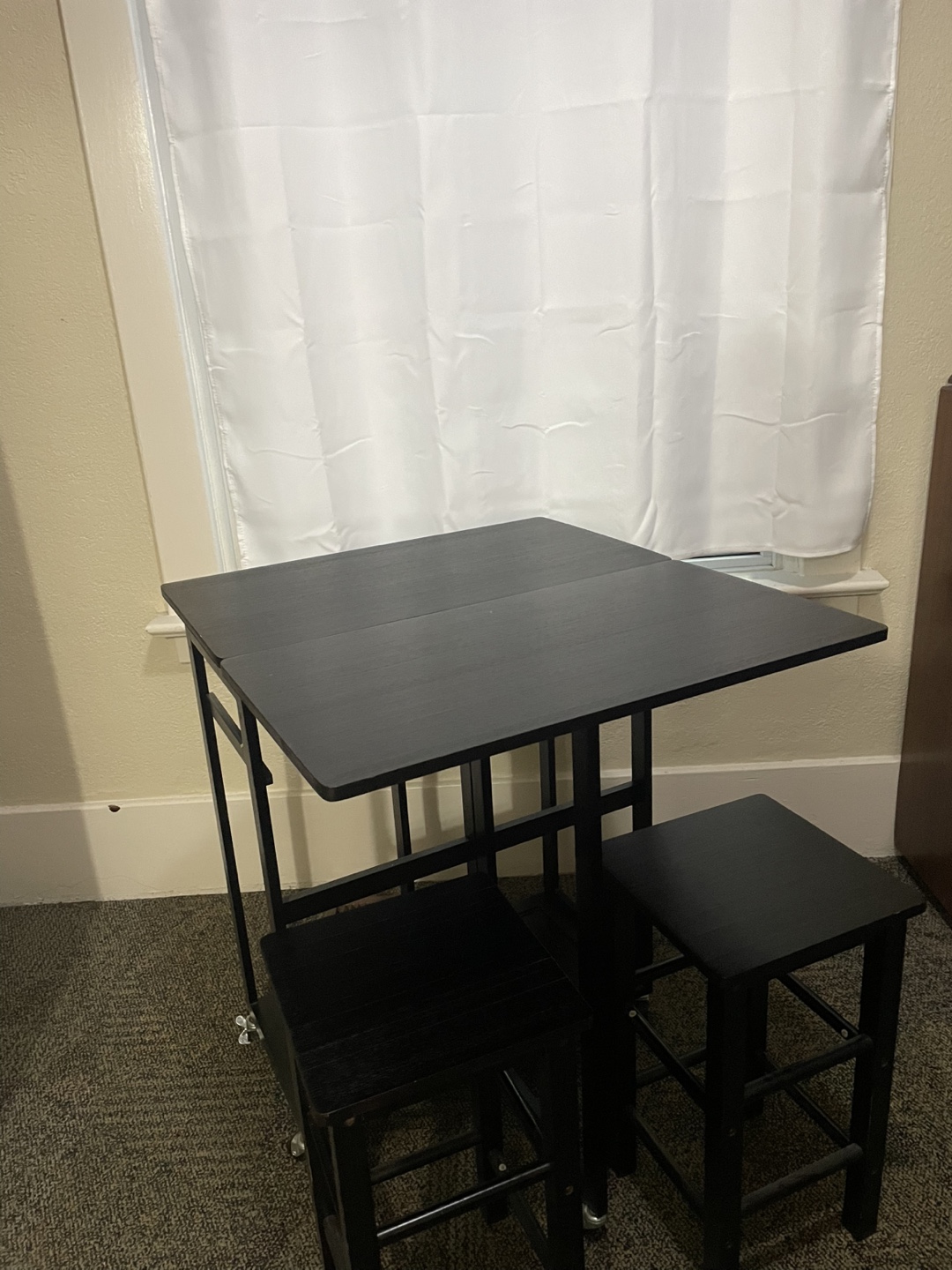 Foldable Table and Two Stools Set - photo 3