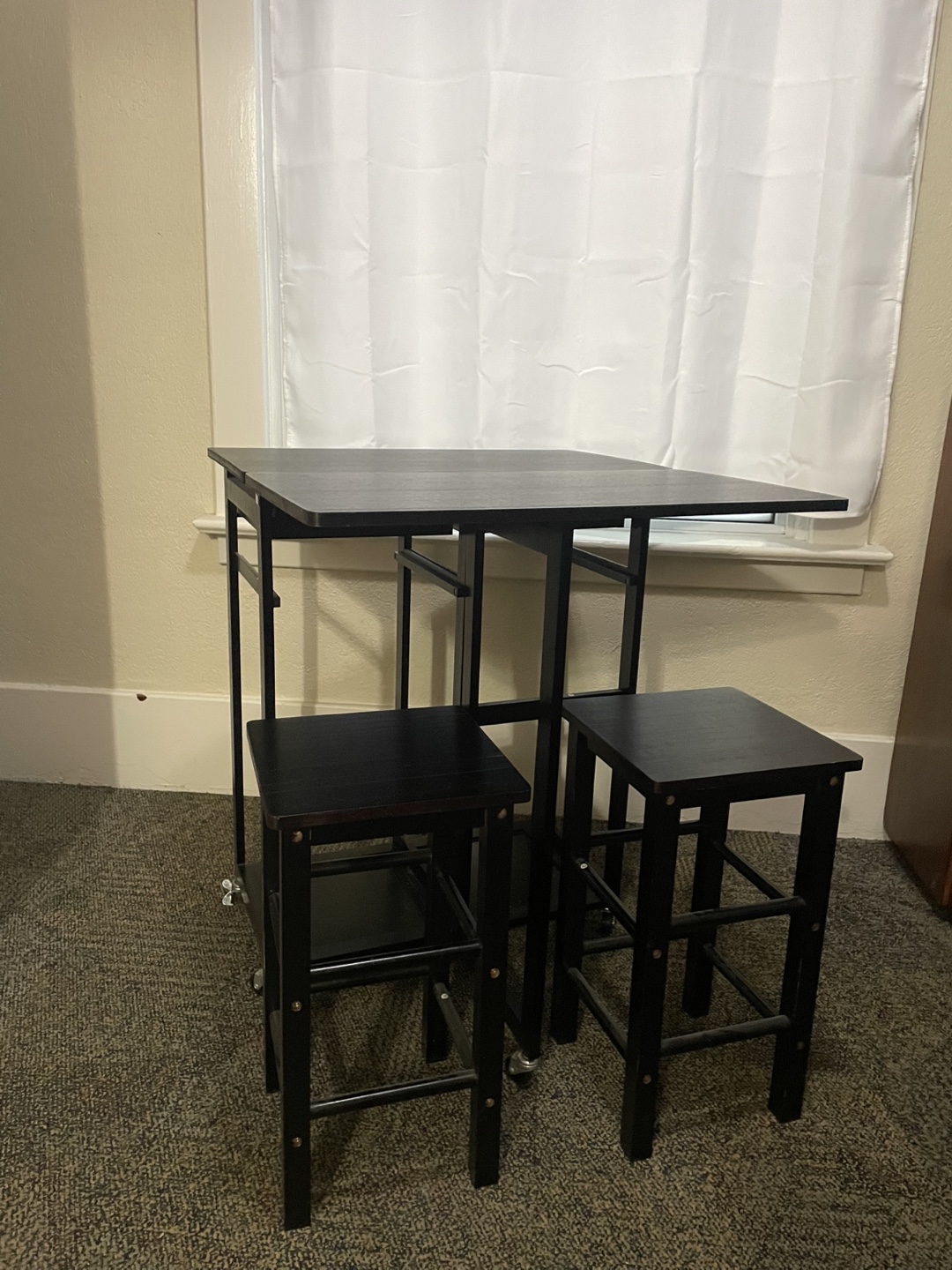 Foldable Table and Two Stools Set - photo 5