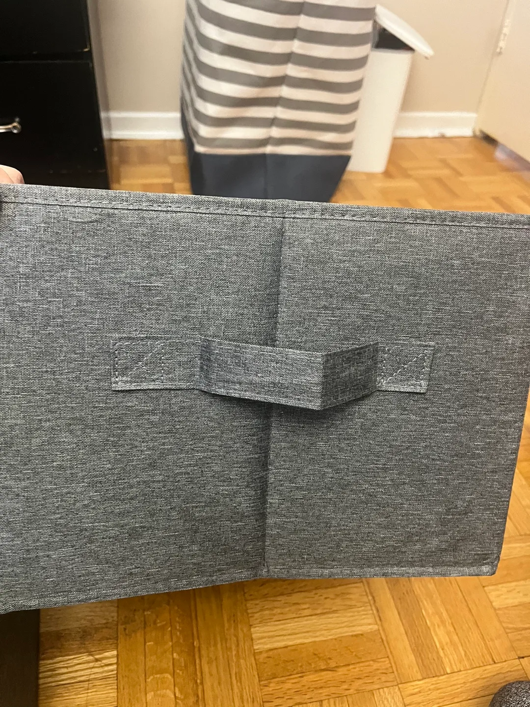 Grey Fabric Shoe Organiser - 24 Pairs image indicator(2)