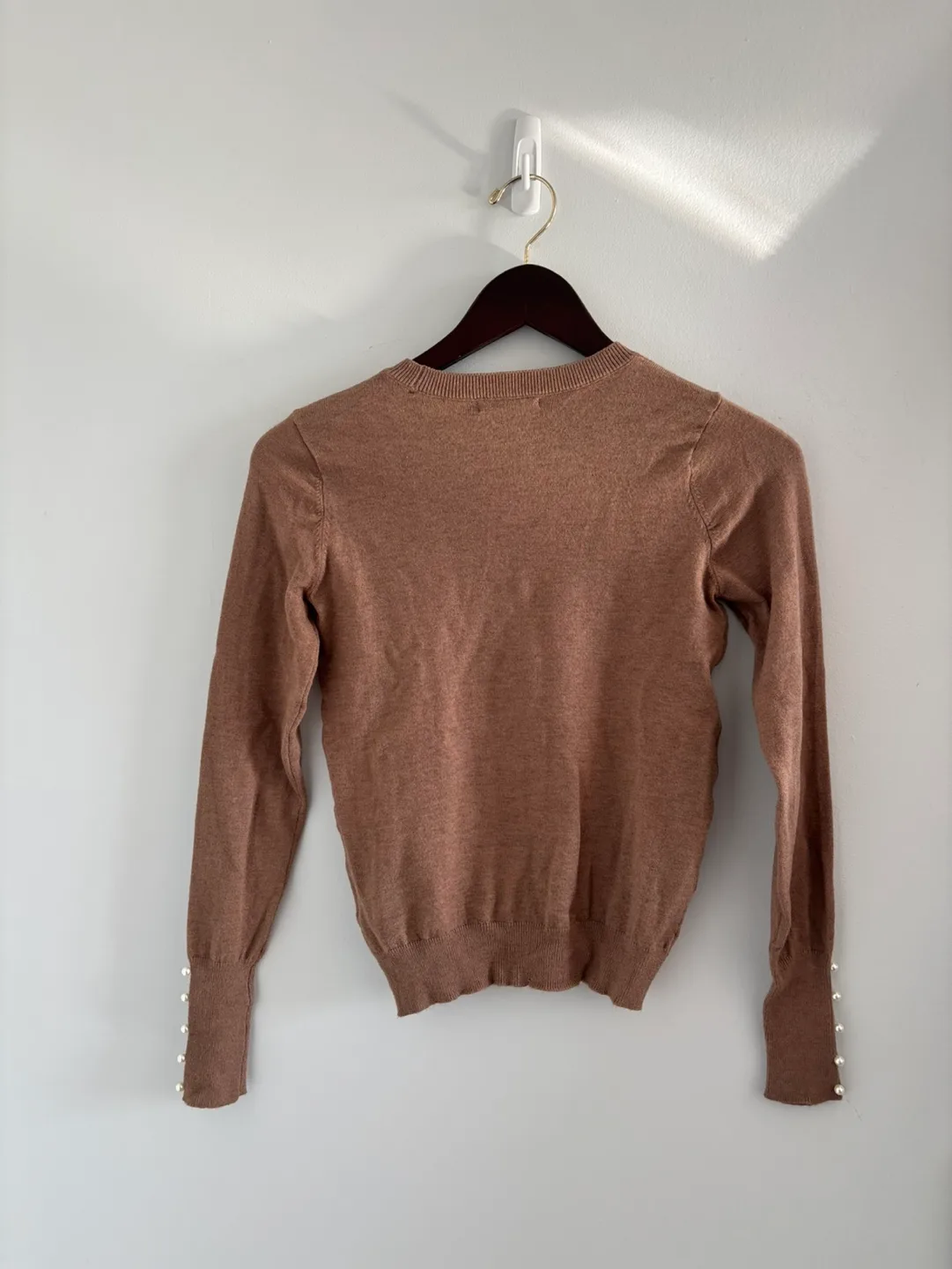 Fashion Nova | Pearl Detail Sweater - S image indicator(3)