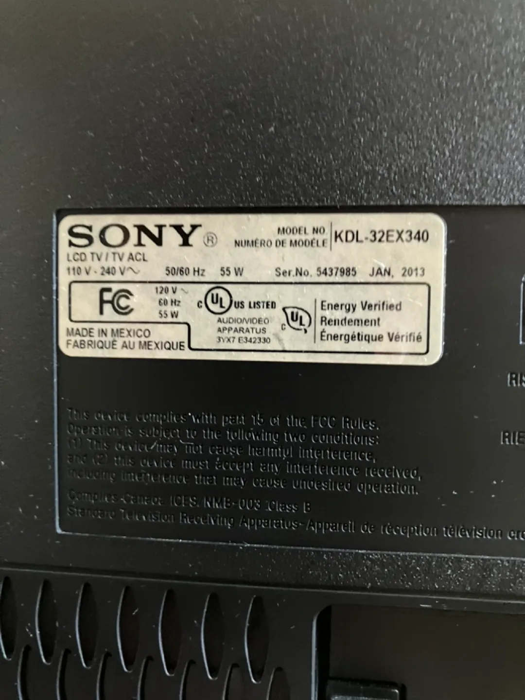 Sony Bravia KDL-32EX340 32-inch LCD TV image indicator(4)