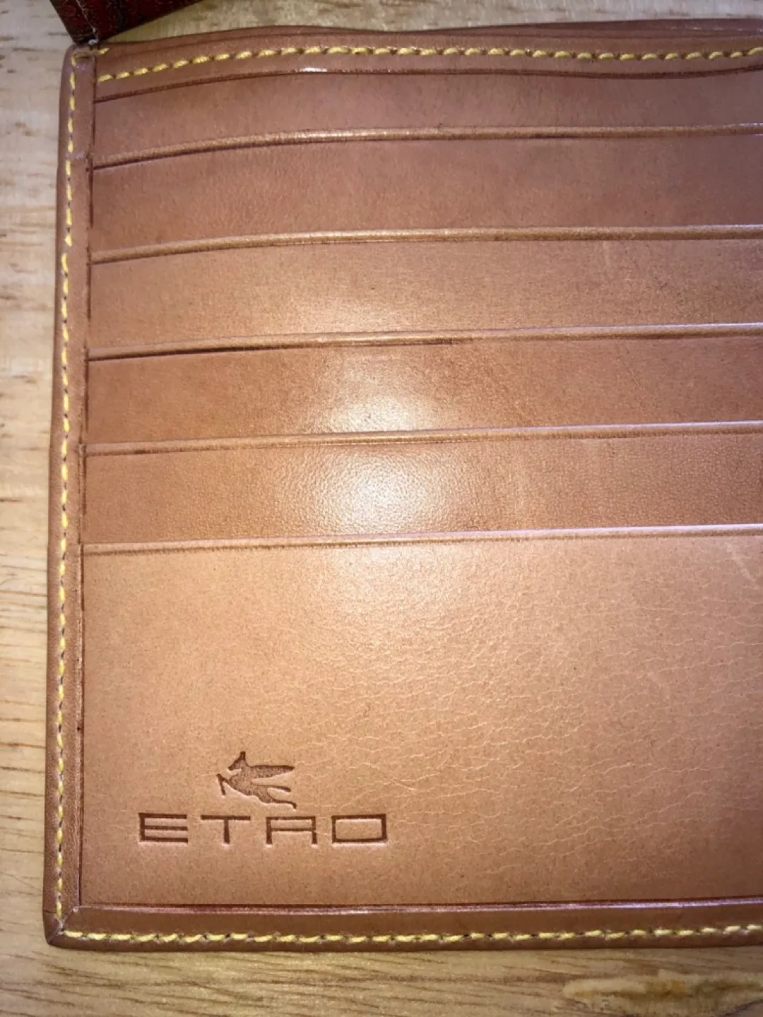 Genuine ETRO Men's Leather Wallet with Box. Like New image indicator(4)