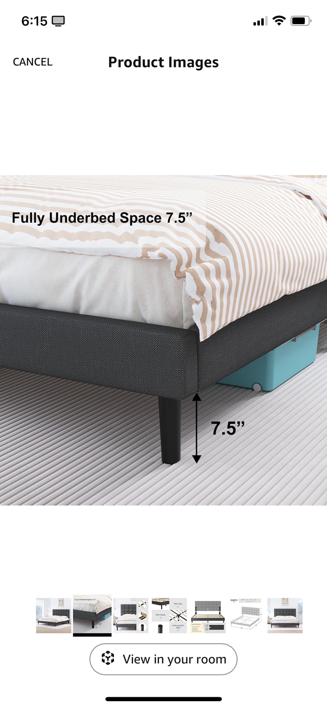 Queen size bed frame - photo 4