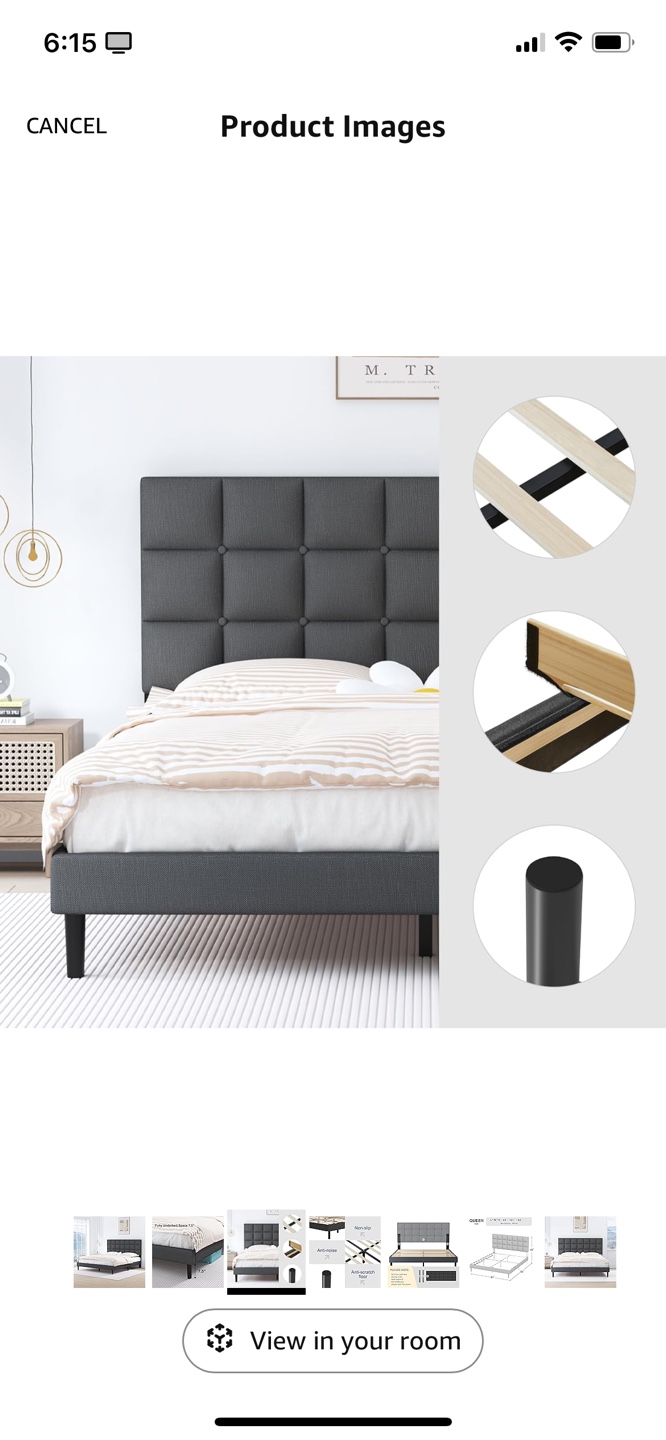 Queen size bed frame - photo 5