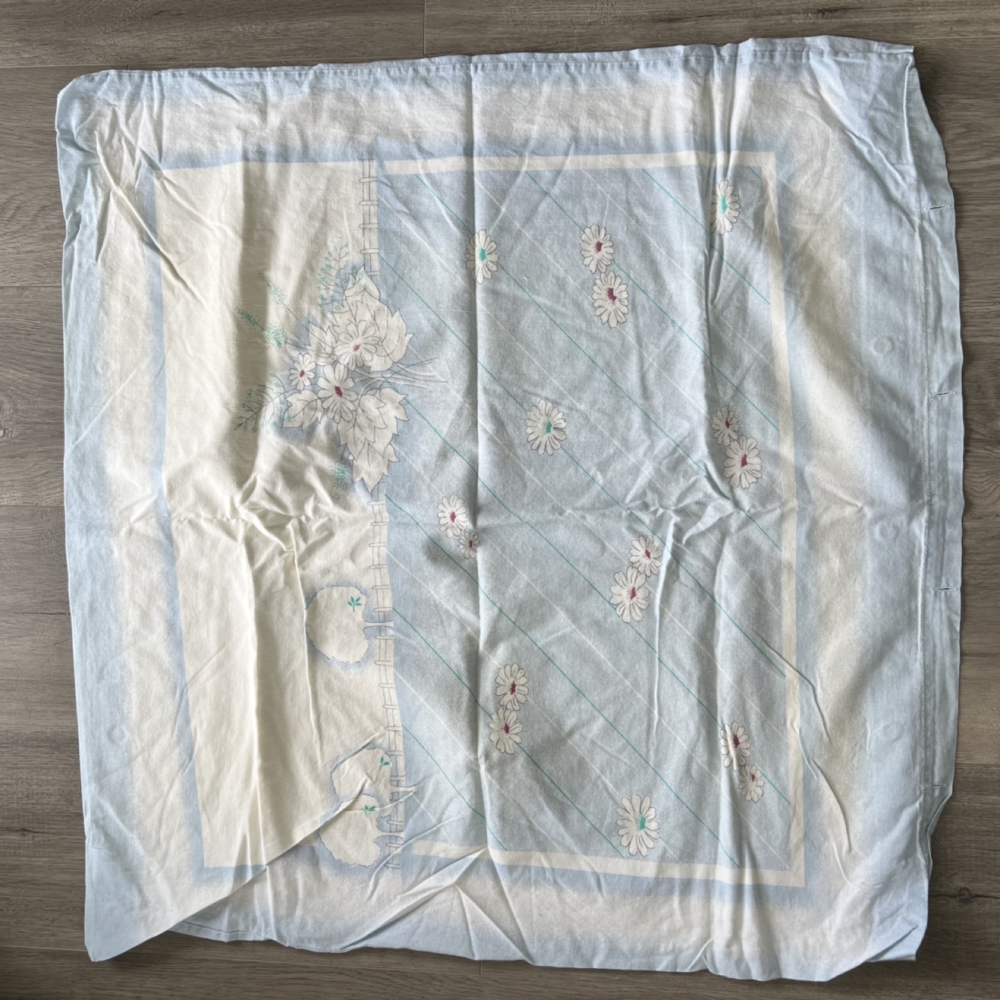 Vintage Floral Euro size Duvet Cover &  Square Pillow Case - photo 5