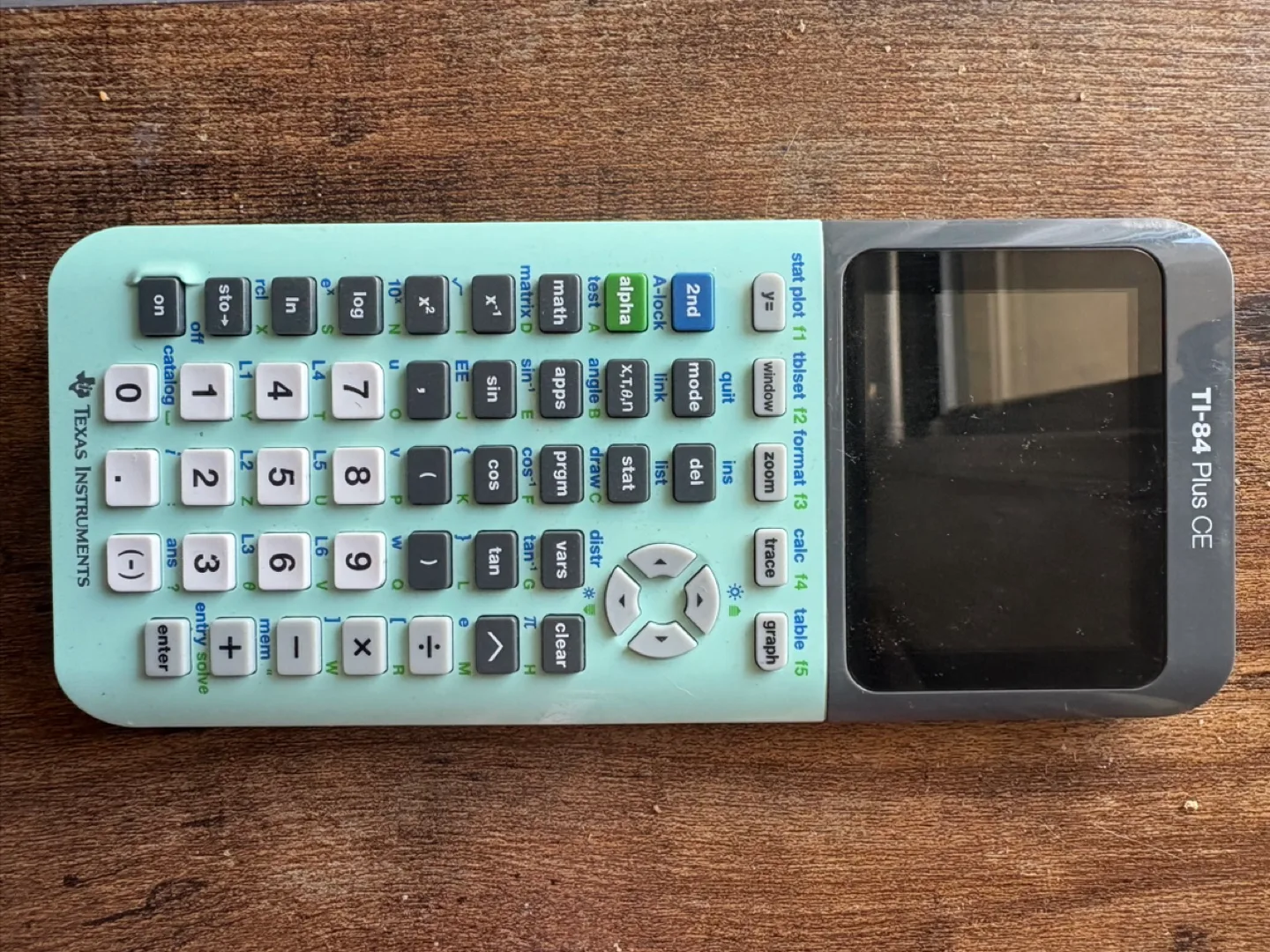 Texas Instruments TI-84 Plus CE Graphing Calculator - Mint Green image indicator(2)
