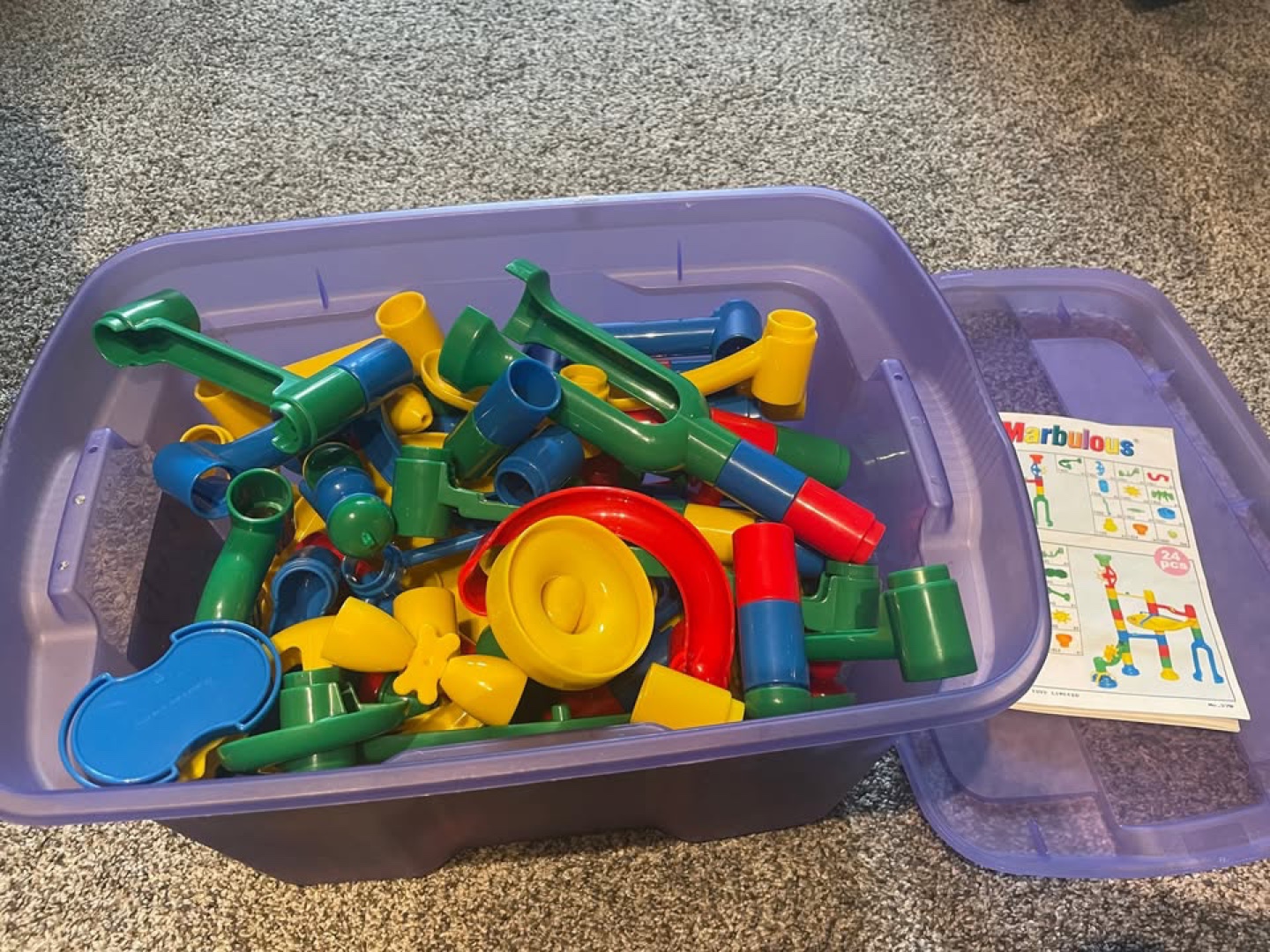 Marbulous Marble Run Toy Set