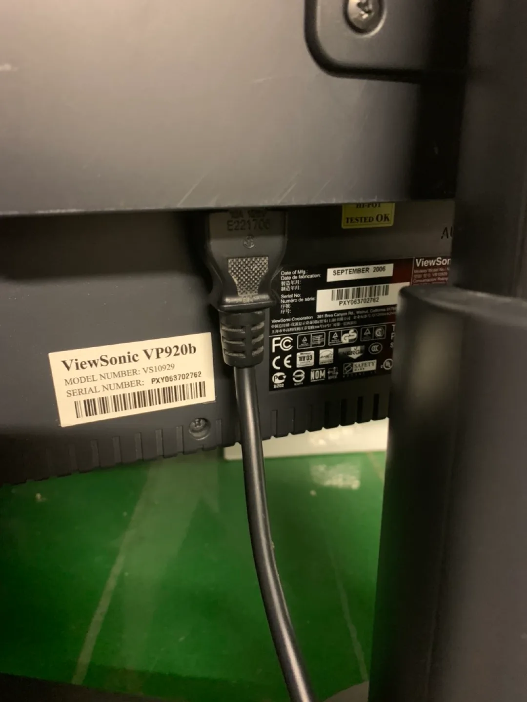 ViewSonic VP920b 19" LCD Monitor image indicator(3)