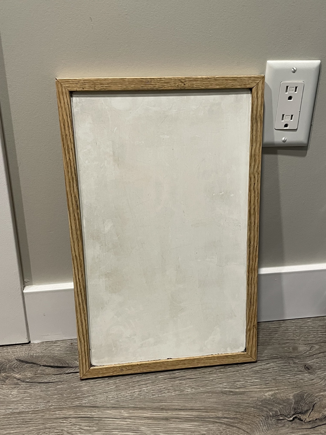 Wood framed dry-erase board (small)