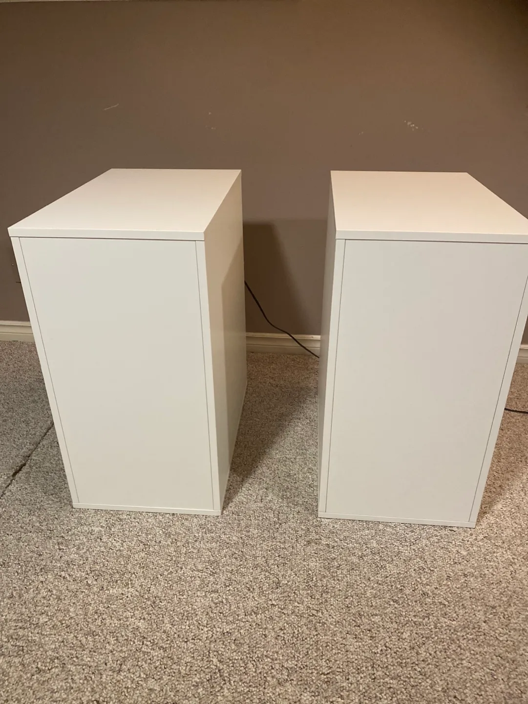 (delivery available) 2 white ikea drawers image indicator(9)